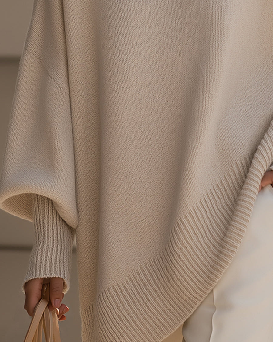 Mandy – Stylish Effortless Elegance Oversized Poncho - - Poncho - Concept Fashionlab