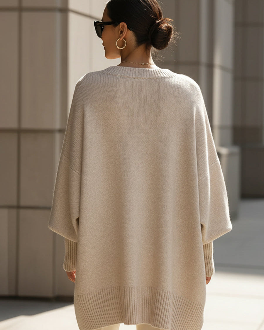 Mandy – Stylish Effortless Elegance Oversized Poncho - - Poncho - Concept Fashionlab
