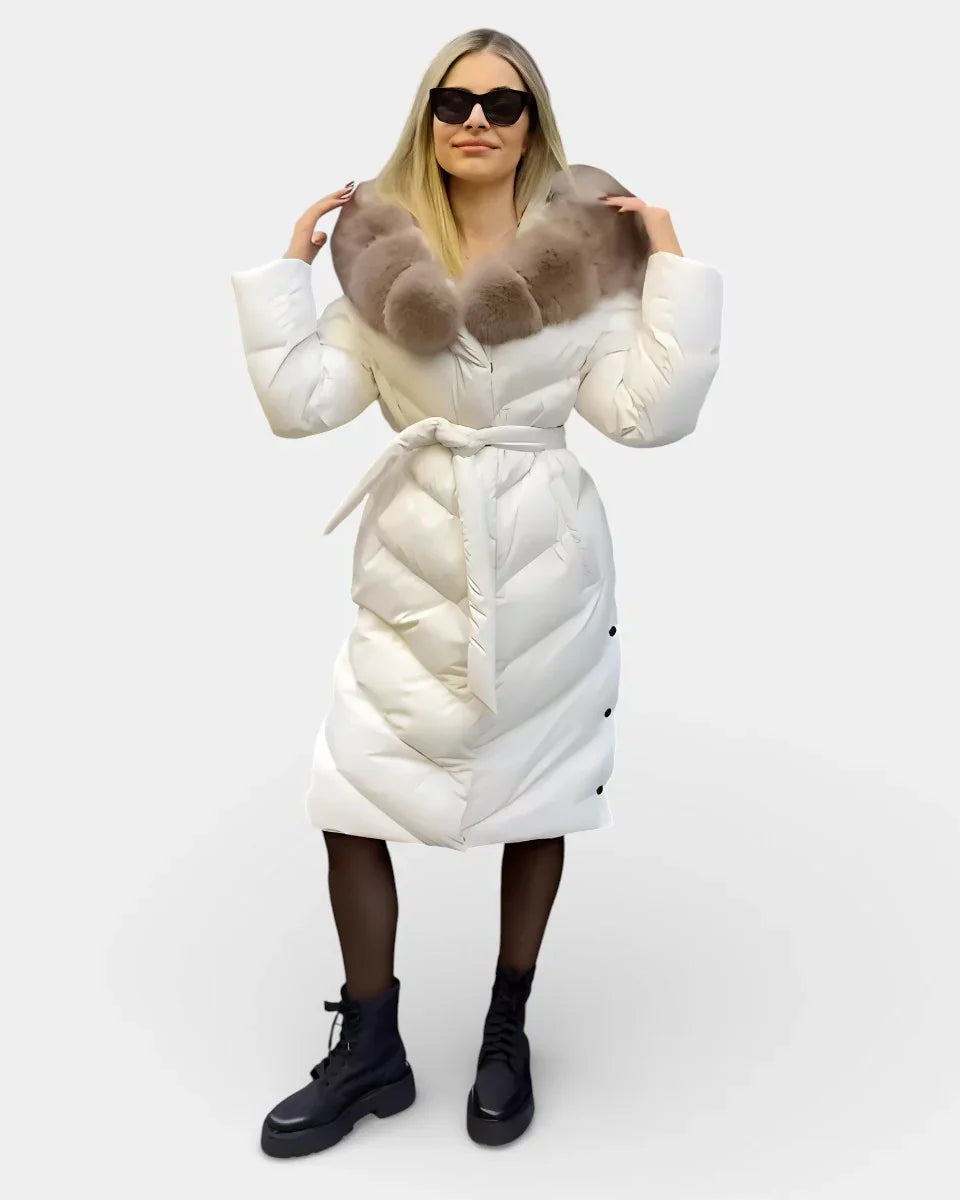 Damen Zeitlos elegante Winterjacke - Weiß - Damen > Jacken - Concept Fashionlab