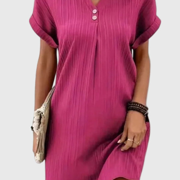 Damen gedrapiertes Minikleid