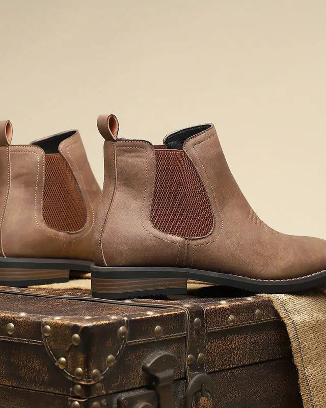 Alltagslederstiefel - - Boots - Concept Fashionlab Boutique