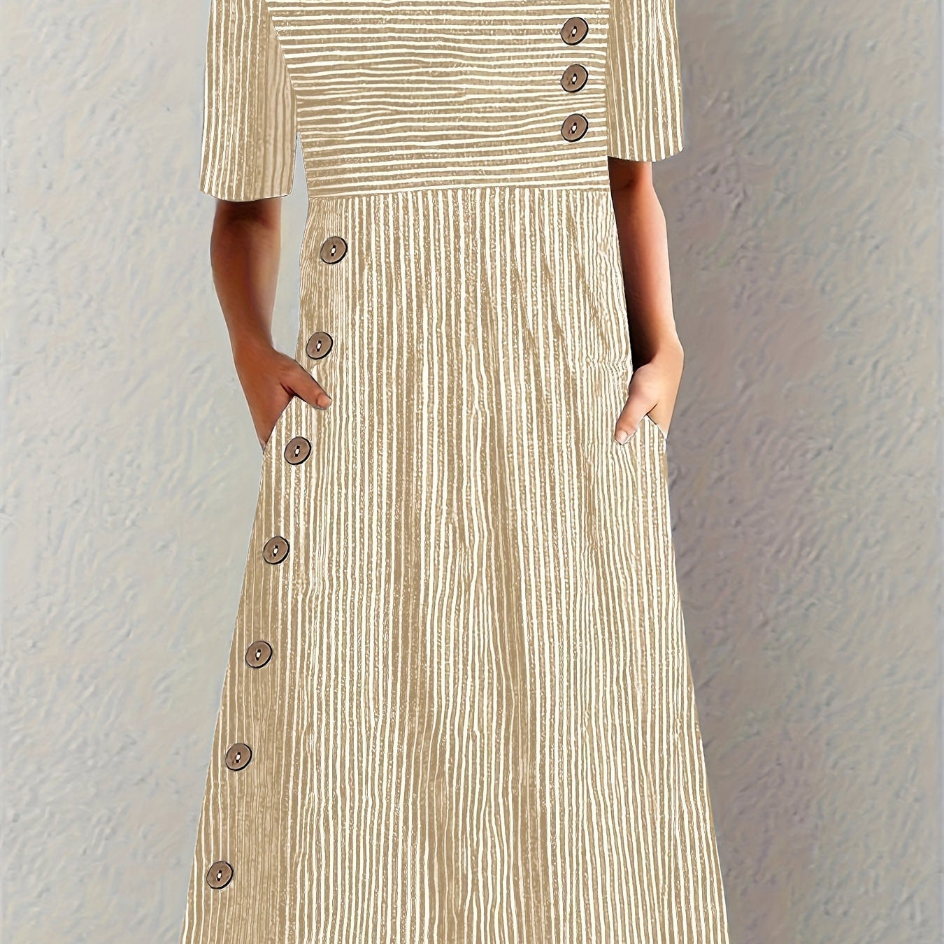 Edna | Gestreiftes Sommerkleid