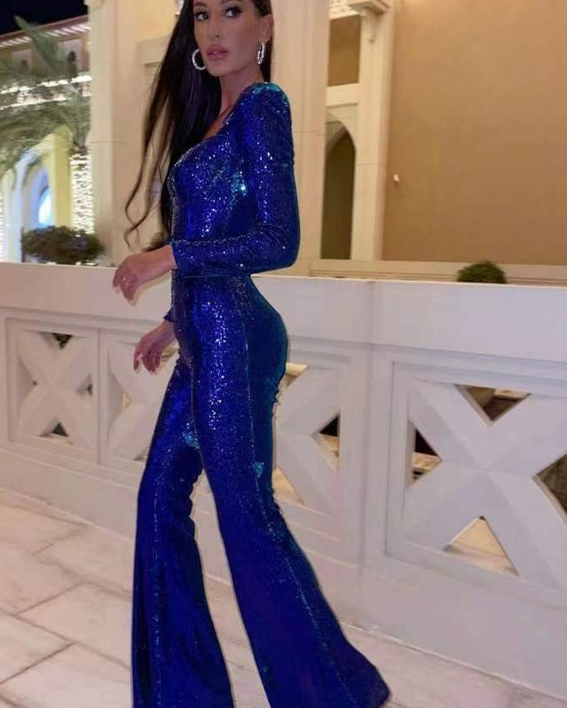 Elaine - Pailletten-Jumpsuit - - Jumpsuit - Concept Fashionlab Boutique