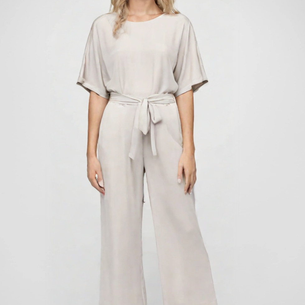 Lena – Schick & Bequem Jumpsuit - Beige - Jumpsuit - Concept Fashionlab Boutique