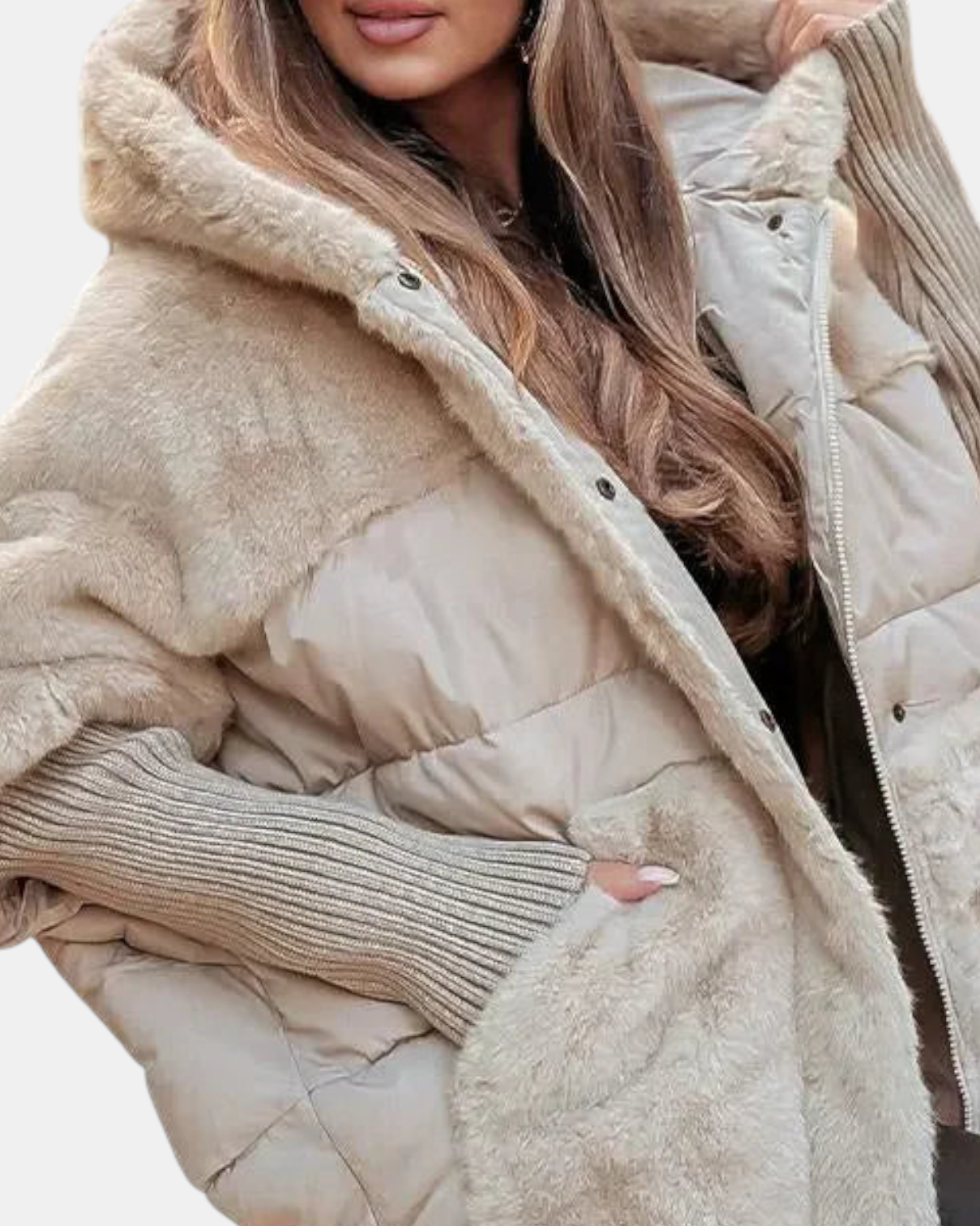 Jazlynnex Kuschelige Jacke – Komfort trifft klassischen Stil Damen - - Damen > Jacken - Concept Fashionlab