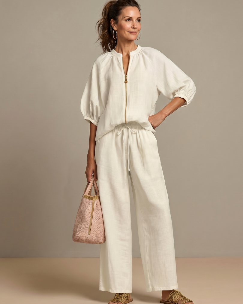 Sabrina | Jacken-Oberteil-Set - - - Cow Clothing