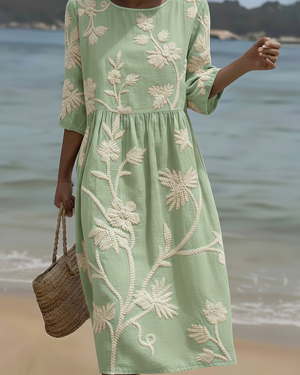 Paige | Elegantes Blumenkleid - - Dress - Cow Clothing