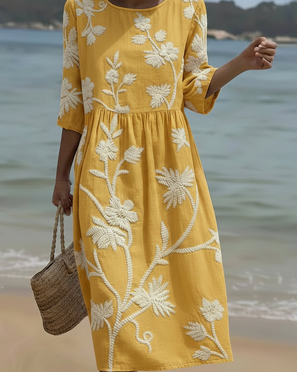 Lauren | Elegantes Blumenkleid - - Dress - Cow Clothing