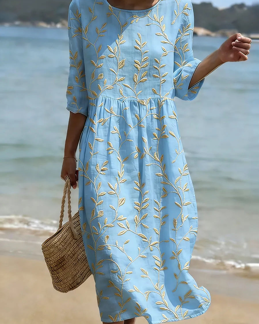 Jade | Elegantes Blumenkleid - - Dresses - Cow Clothing