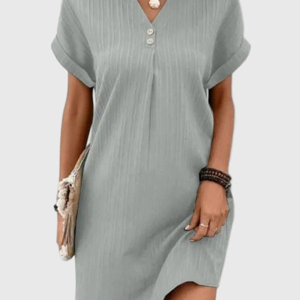 Damen gedrapiertes Minikleid