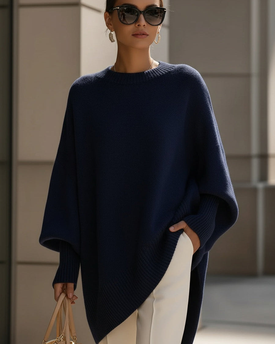 Mandy – Stylish Effortless Elegance Oversized Poncho - - Poncho - Concept Fashionlab