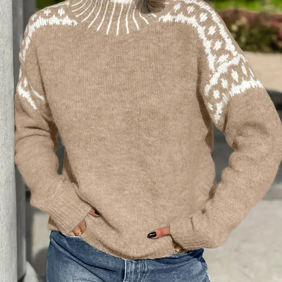 Luxuriöser Strickpullover