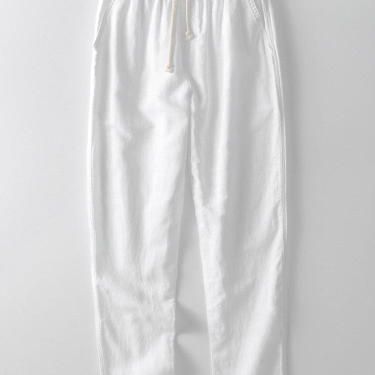 Mühelose hose mit geradem Bein für einen eleganten, atmungsaktiven Alltagslook