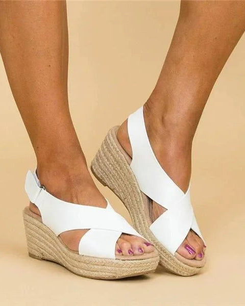 Orthopädische Sandalen – ganztägiger Komfort und überlegene Unterstützung Damen - Weiß - Orthopedic Sandals - Concept Fashionlab