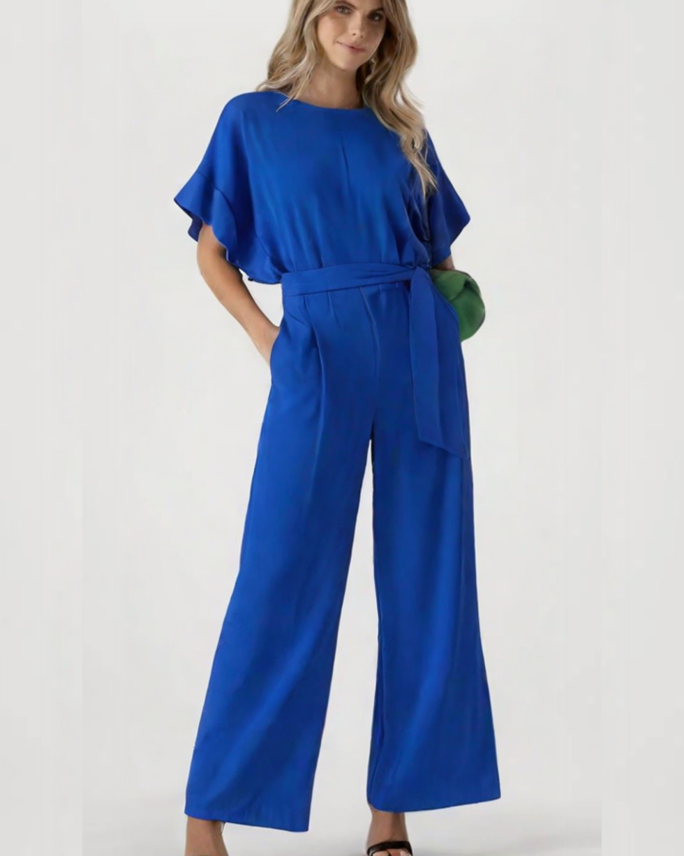 Lena – Schick & Bequem Jumpsuit - Blau - Jumpsuit - Concept Fashionlab Boutique