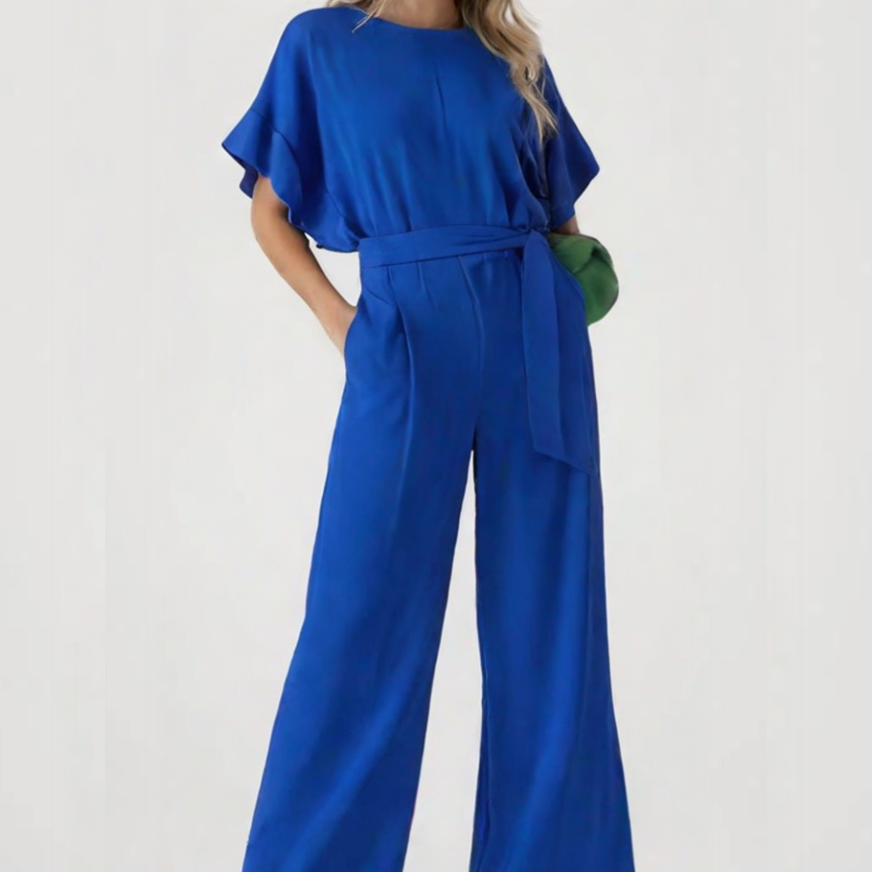 Lena – Schick & Bequem Jumpsuit - Blau - Jumpsuit - Concept Fashionlab Boutique