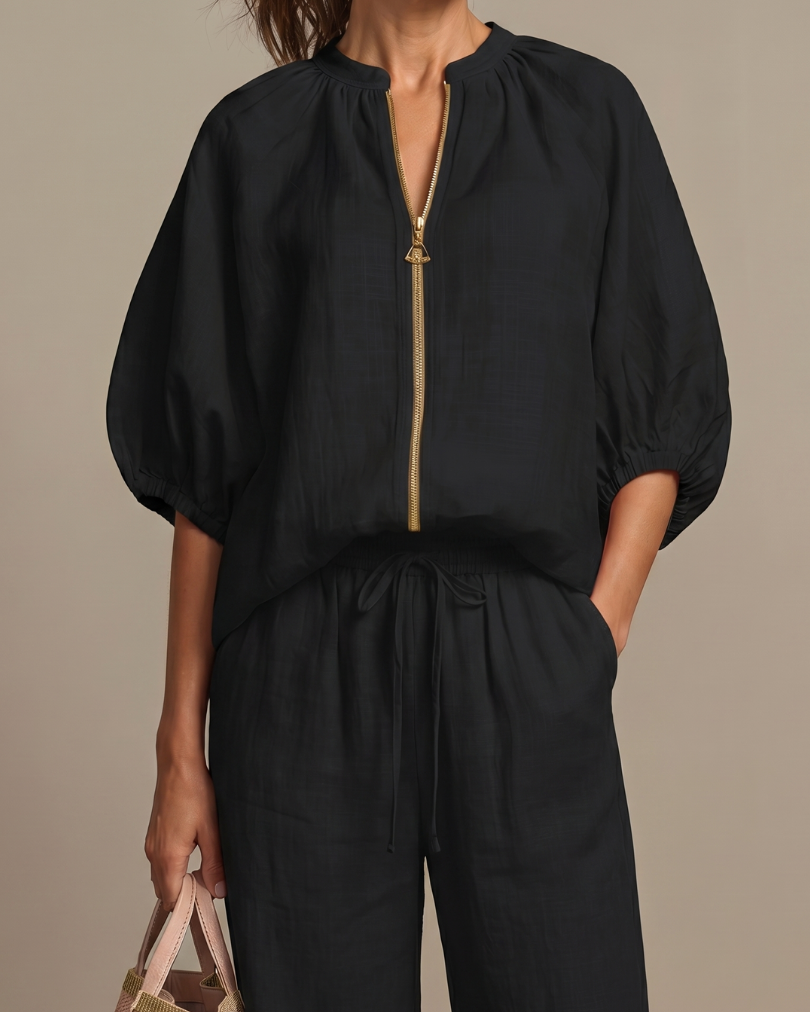 Sabrina | Jacken-Oberteil-Set - - - Cow Clothing