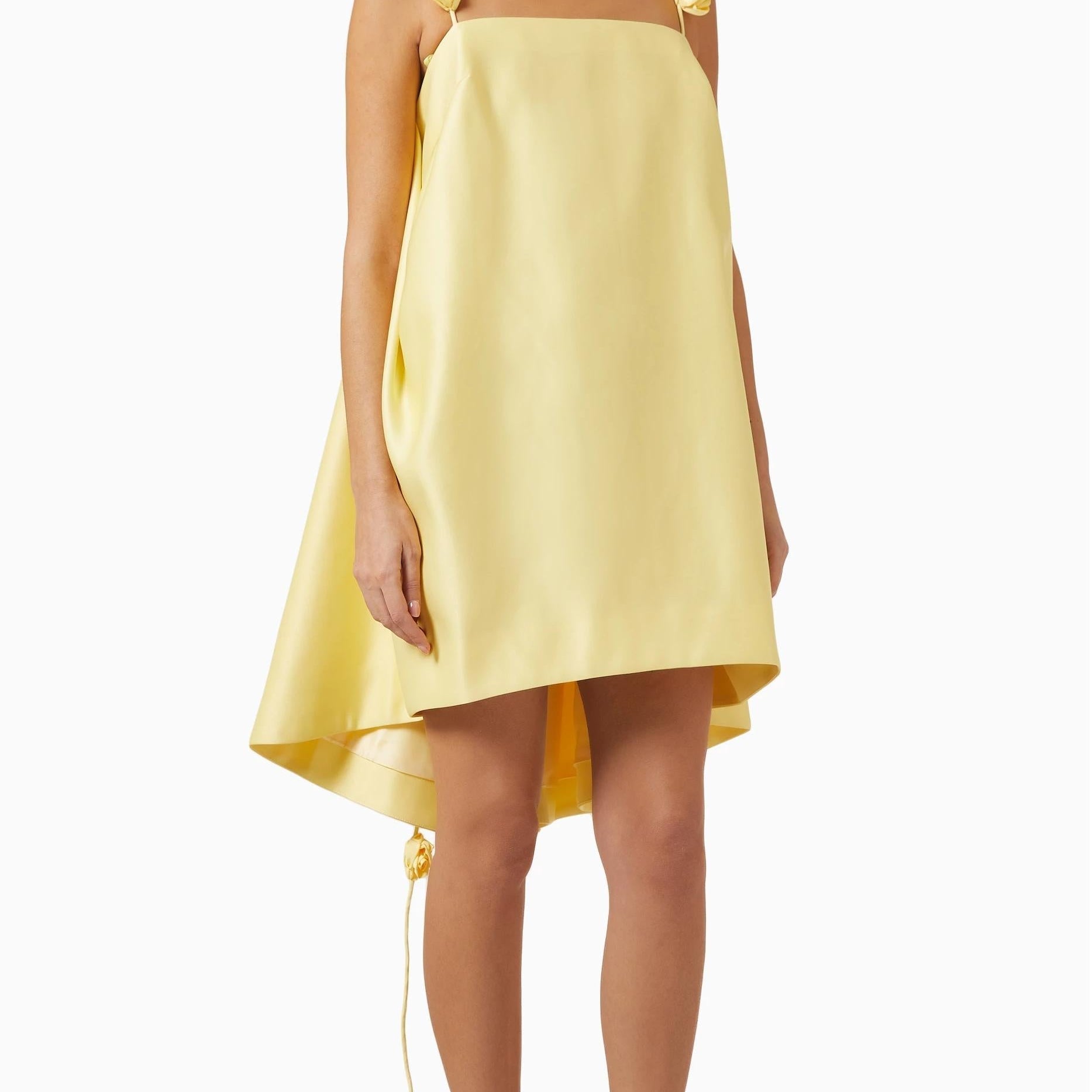 Damen Blumendruck-Träger-Minikleid