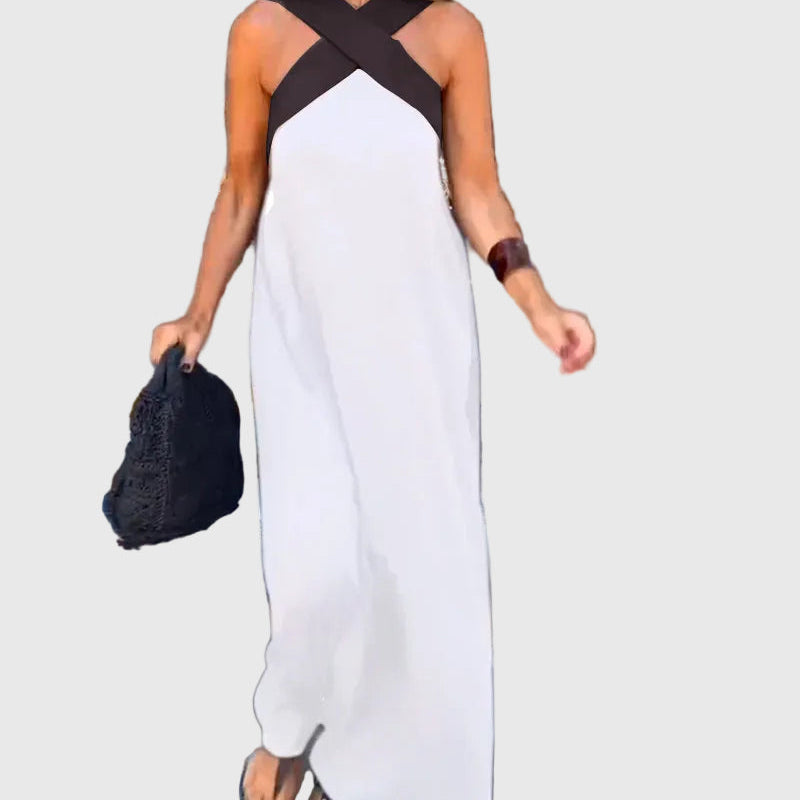 Elegantes fließendes Maxikleid