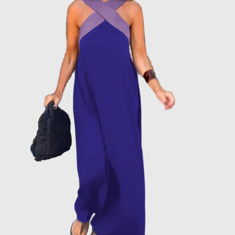 Elegantes fließendes Maxikleid