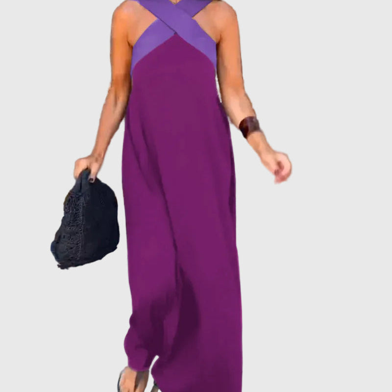 Elegantes fließendes Maxikleid