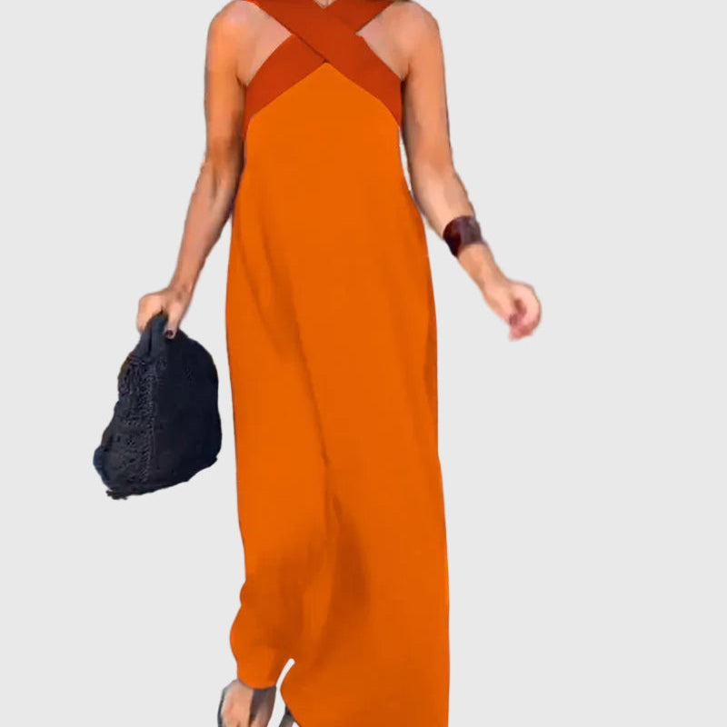 Elegantes fließendes Maxikleid