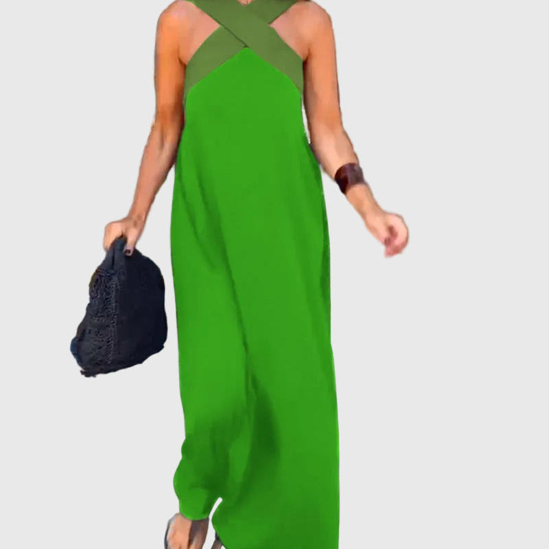 Elegantes fließendes Maxikleid