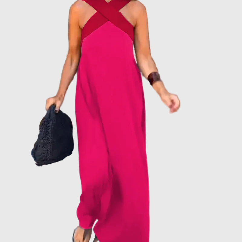 Elegantes fließendes Maxikleid