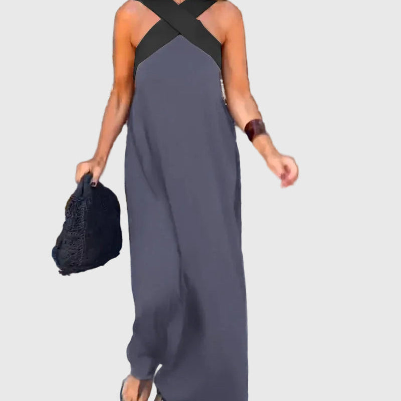 Elegantes fließendes Maxikleid