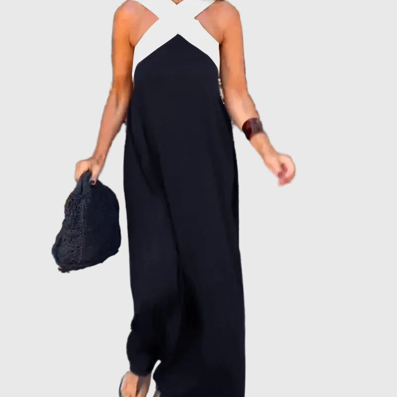 Elegantes fließendes Maxikleid