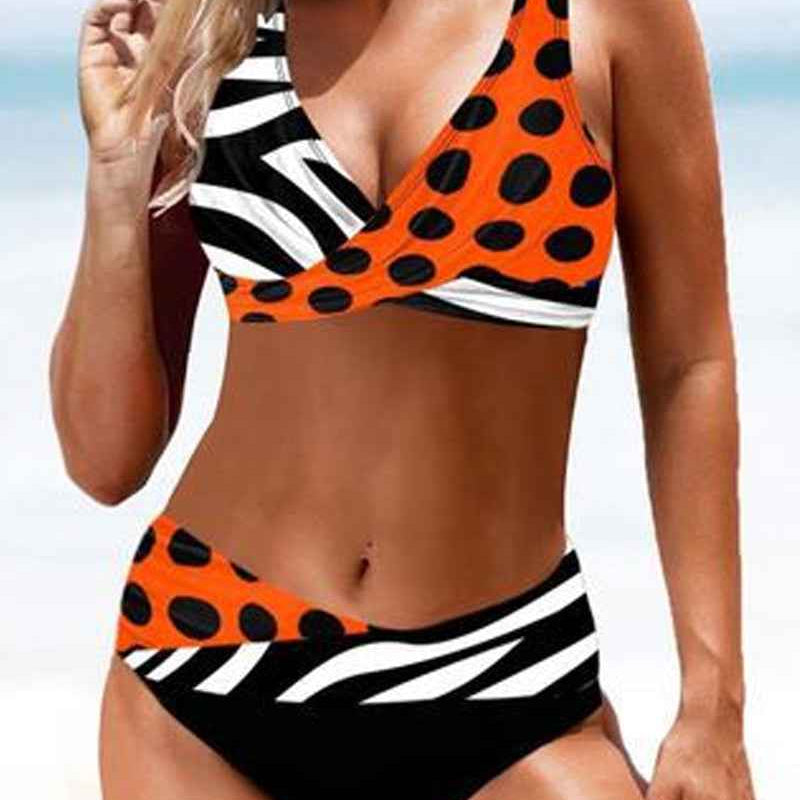 Eva - Fröhlicher farbiger Bikini