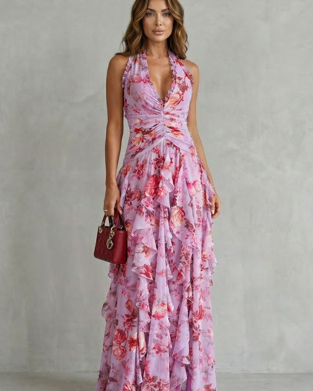 Belladina | Neckholder-Maxikleid - - Maxi Dresses - Marlow & Claire
