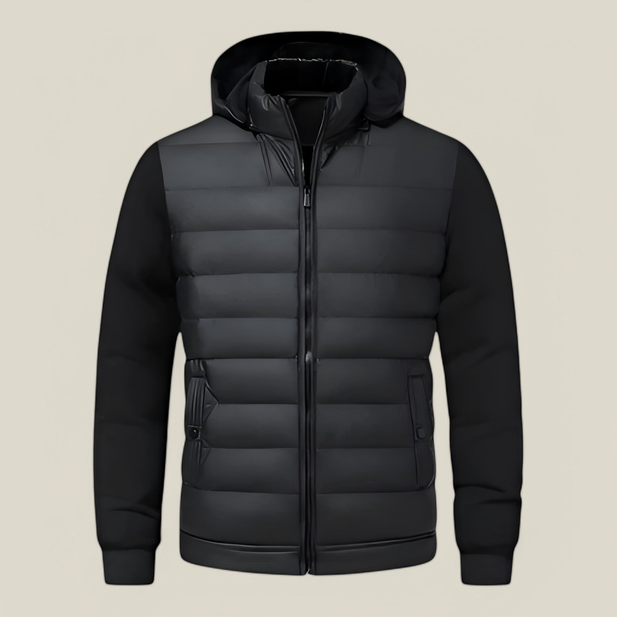 Pufferjacke mit einfachen Ärmeln