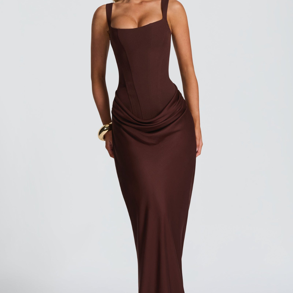 Sanduhr-Maxikleid – schmeichelnde Silhouette, zeitlose Eleganz