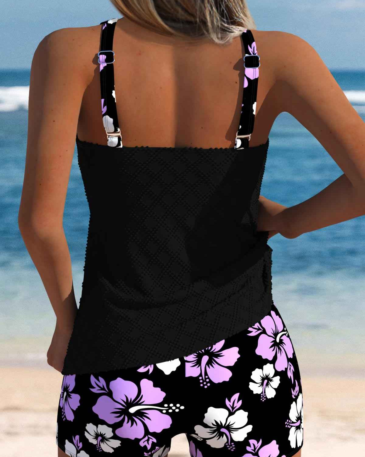 Arabelle Tankini-Set mit Blumendruck – Lebendige, schmeichelhafte Badebekleidung für Sommertage