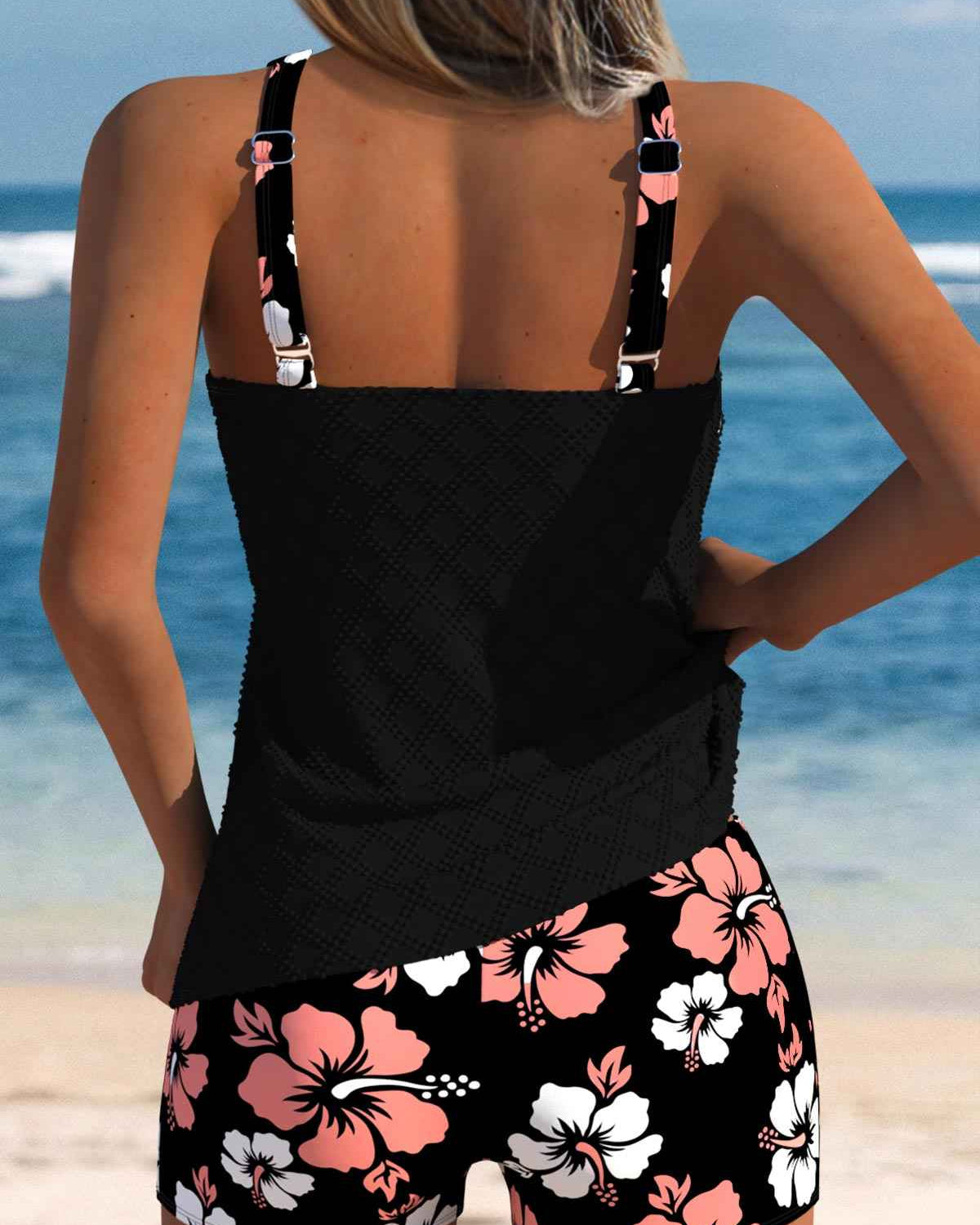 Arabelle Tankini-Set mit Blumendruck – Lebendige, schmeichelhafte Badebekleidung für Sommertage