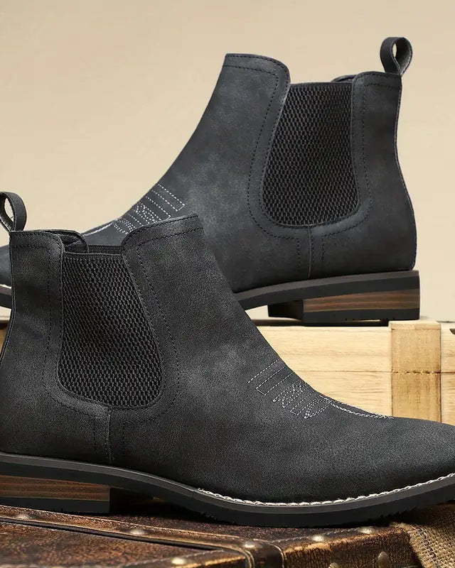 Alltagslederstiefel - - Boots - Concept Fashionlab Boutique