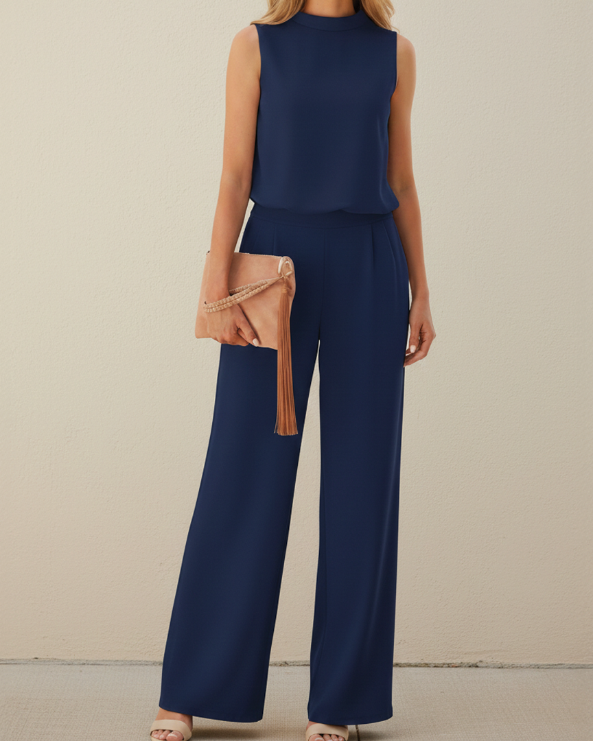 Ariana - moderner Jumpsuit - Blau - Jumpsuit - Concept Fashionlab Boutique