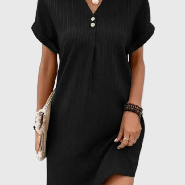 Damen gedrapiertes Minikleid
