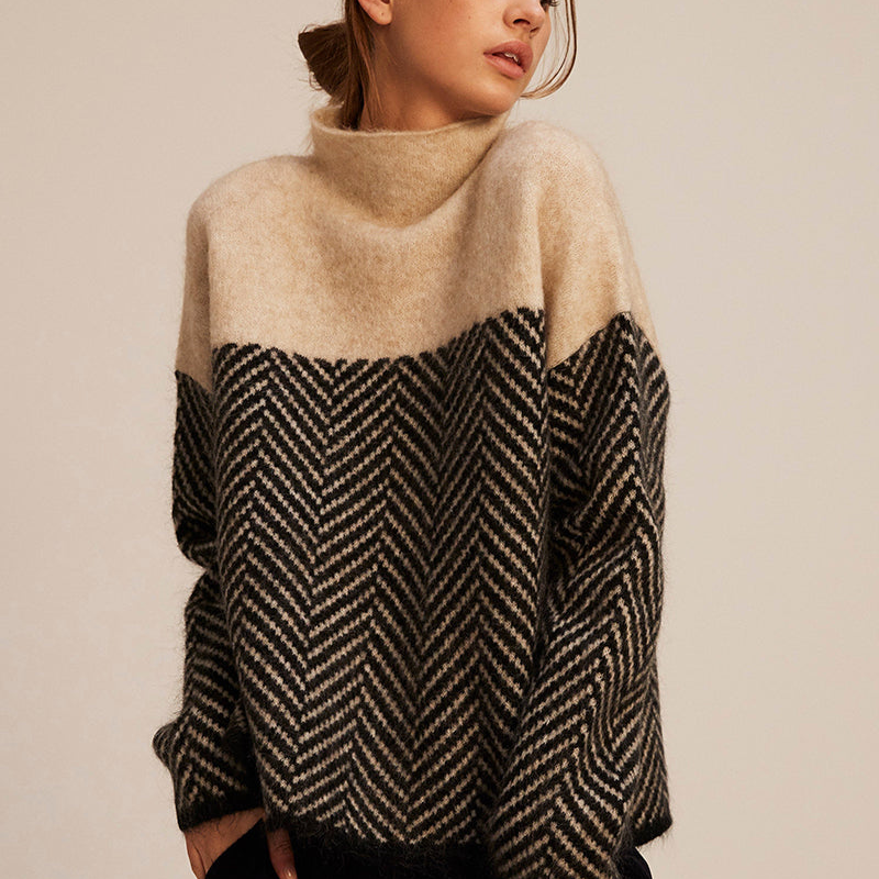 Gemütlicher und schicker Rollkragenpullover