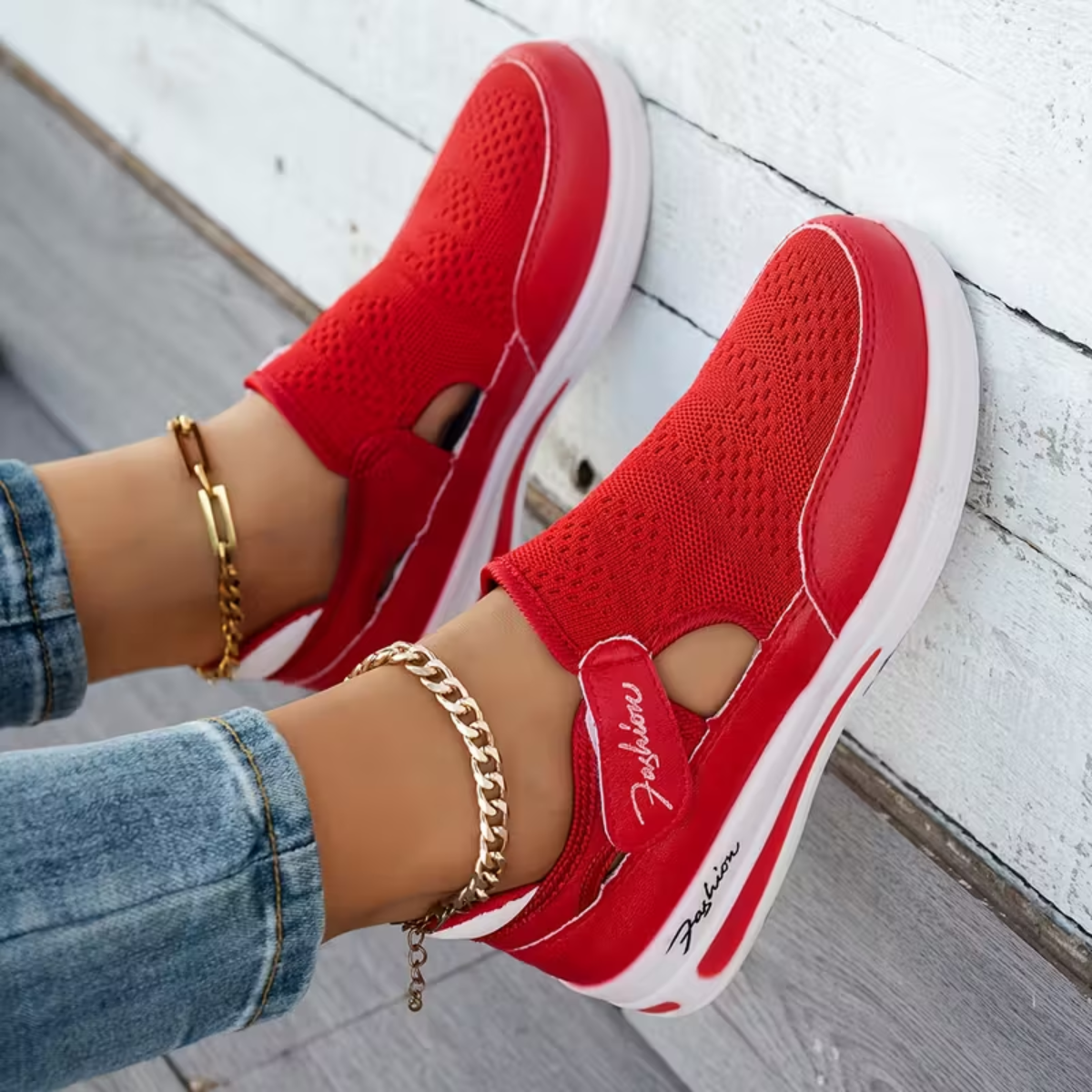 Orthopädische Sneaker für ganztägigen Komfort und hervorragende Unterstützung Damen
