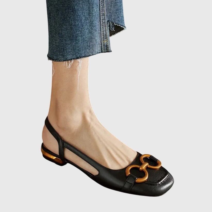 Schlanke und schicke Slingback-Sandalen Damen