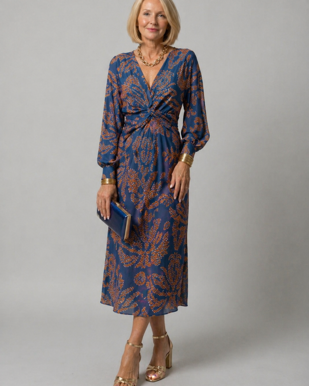 Kleid mit Blumendruck - - - DUUWE