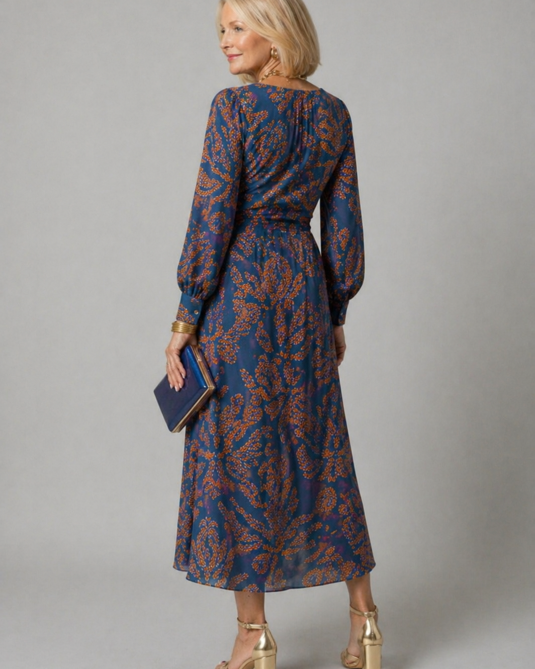 Kleid mit Blumendruck - - - DUUWE