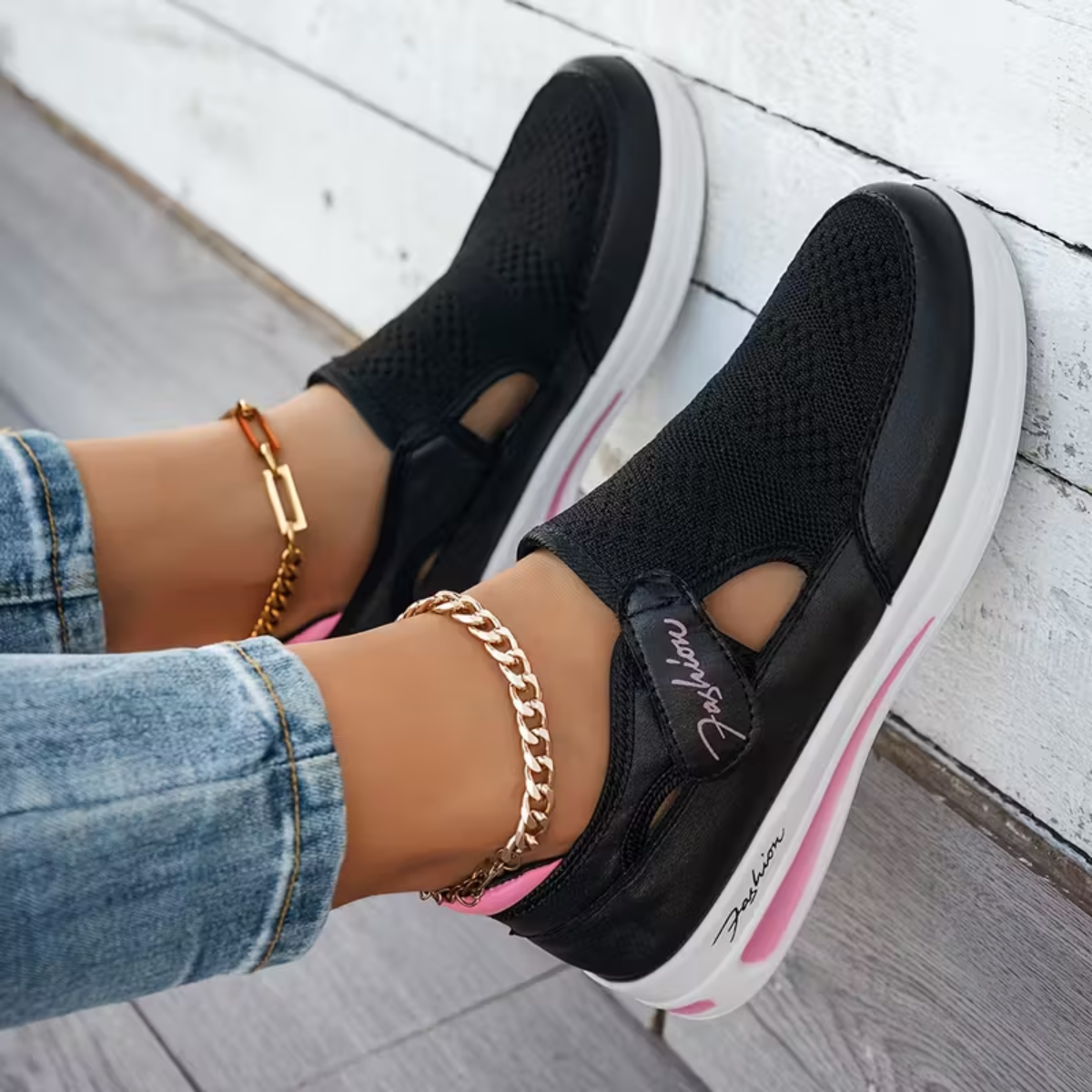 Orthopädische Sneaker für ganztägigen Komfort und hervorragende Unterstützung Damen