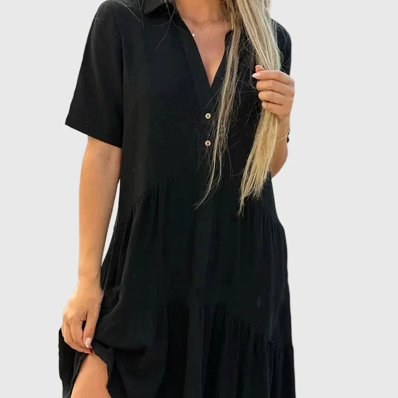 Ariana: Fließendes elegantes Minikleid