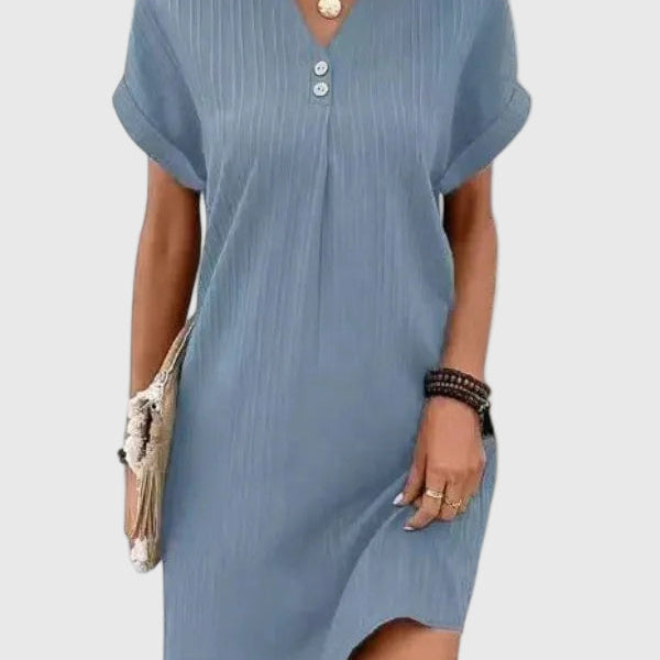 Damen gedrapiertes Minikleid