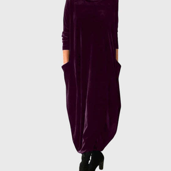 Damen zeitloses, elegantes Winterkleid