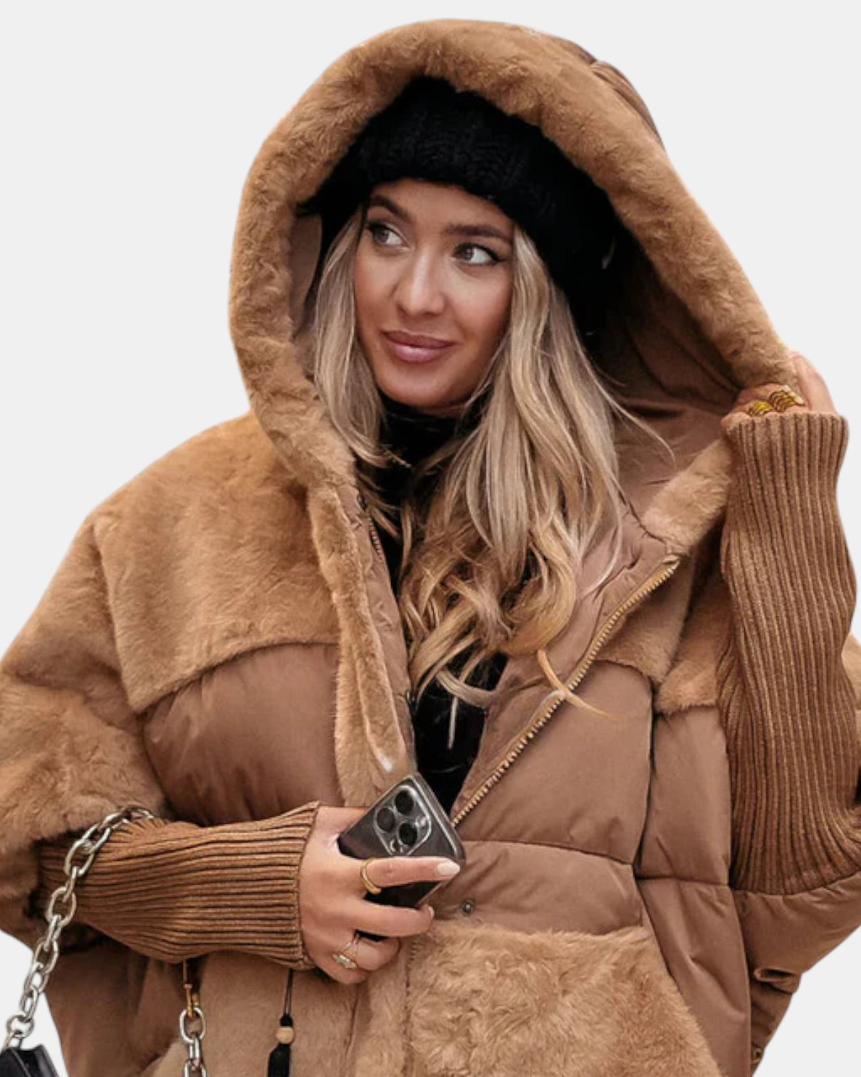 Jazlynnex Kuschelige Jacke – Komfort trifft klassischen Stil Damen - - Damen > Jacken - Concept Fashionlab
