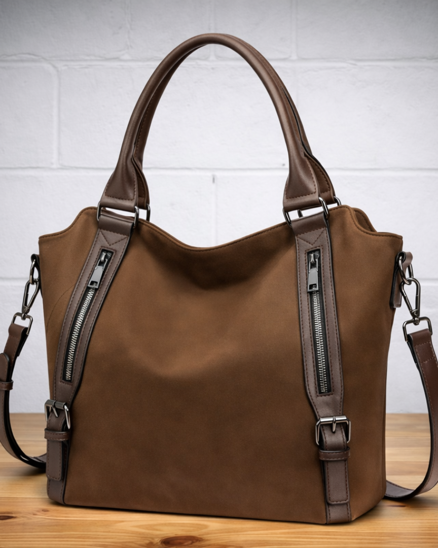 Deine Alltags-Tasche – auf die du dich immer verlassen kannst. Damen - Wildleder - Damen > Taschen - Concept Fashionlab
